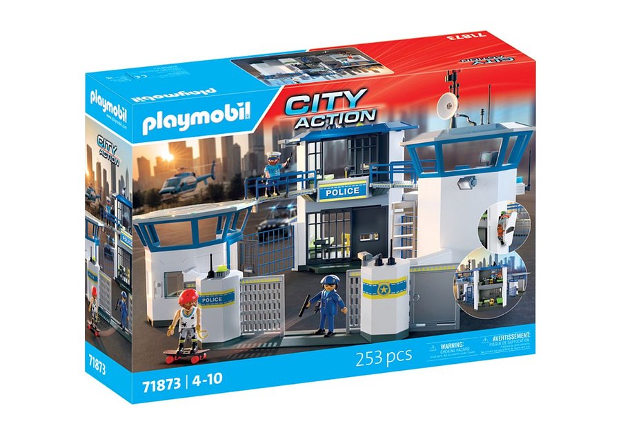 Verpackung des Playmobil-Sets Polizei-Kommandozentrale 71873