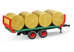 Produktbild von Bruder 2220 Ballentransportanhänger mit 8 Rundballen