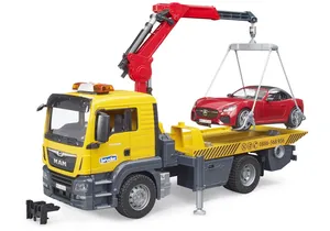 Produktbild von Bruder 3750 MAN TGS Abschlepp-LKW mit Roadster und Light & Sound Modul