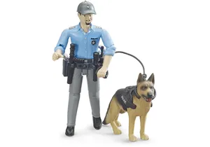 Produktbild von Bruder 62150 bworld Polizist mit Hund
