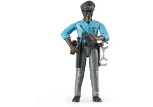 Bruder 60051 Polizist mit dunklem Hauttyp und Zubehör