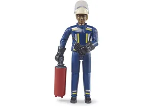 Produktbild von Bruder 60101 bworld Feuerwehrmann mittlerer Hauttyp mit Zubehör