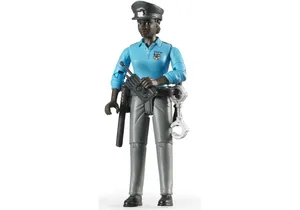 Produktbild von Bruder 60431 Polizistin mit dunklem Hauttyp und Zubehör