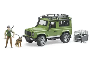 Produktbild von Bruder 2587 Land Rover Defender Station Wagon mit Förster und Hund