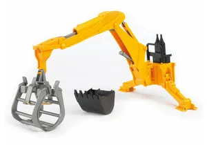 Bruder 2338 Heckbagger mit Greifer