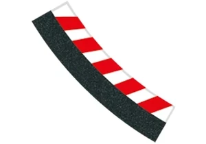 Carrera Digital 124 / Digital 132 / Evolution Innere Randstreifen für Kurve 3/30° (6), Endstücke (2)