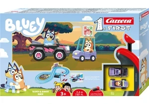 Produktbild von Carrera FIRST Bluey Komplettset Race Bluey & Bingo