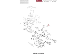 Produktbild von Carrera 370410723 RC Hauptzahnrad/Ritzel – Profi RC
