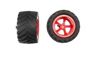 Carrera Bits and pieces 2 Vorderreifen mit Felgen+ Radaufhängung für Neon Racer II #181054