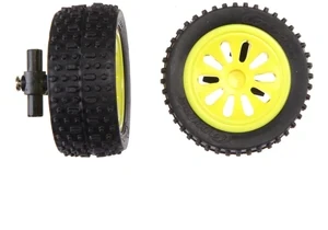 Carrera Bits and pieces 2 Vorderreifen mit Felgen+ Radaufhängung für Neo Jumper II (201053)