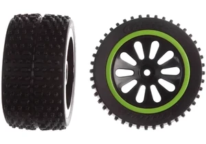 Carrera Bits and pieces 2 Hinterreifen mit Felgen für Green Lizzard (202008)