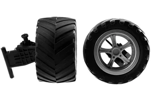Carrera Bits and pieces 2 Reifen mit Lenkachse für Fusion Rider (182015)