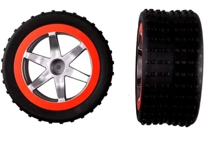 Carrera Bits and pieces 2 Hinterreifen mit Felgen für Agent Black Pursuit (162077)