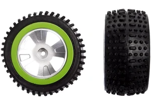 Carrera Bits and pieces 2 Hinterreifen mit Felgen für Green Cobra 3 (370201024)