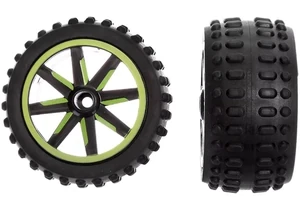 Carrera Bits and pieces 2 Hinterreifen mit Felgen für Green Stroke (370202013)