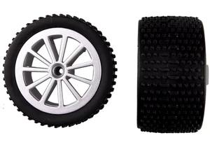 Carrera Bits and pieces 2 Hinterreifen mit Felgen für Speedfighter (370160114)