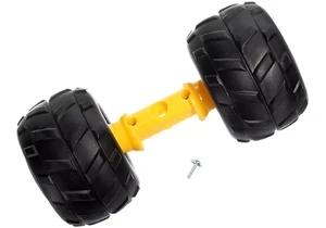 Carrera Bits and pieces Complete Vorderachse with 2 wheels and screws
