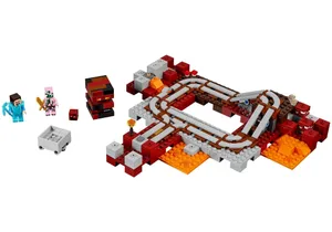 Produktbild von Lego 21130  Minecraft  Die Nether-Eisenbahn