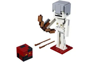 Produktbild von Lego 21150  Minecraft  BigFig Skelett mit Magmawürfel