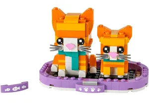 Produktbild von Lego 40480 BrickHeadz Pets  Rot getigerte Katze