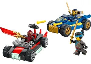 Lego 71840 Ninjago: Action-Autorennen: Rogue vs. Drix