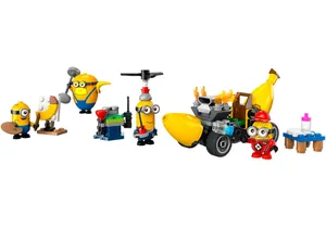 Produktbild von Lego 75580  Ich - einfach unverbesserlich:  Minions und das Bananen Auto