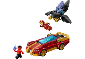 Produktbild von Lego 76310  Marvel:  Iron Man Auto und Black Panther vs. Red Hulk