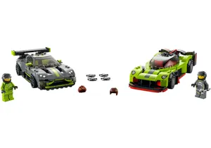 Lego 76910 Speed Champions: Aston Martin Valkyrie AMR Pro & Aston Martin Vantage GT3