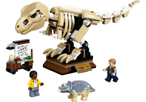 Lego 76940  Jurassic World:  T. Rex-Skelett in der Fossilienausstellung
