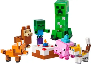 Lego 21281  Minecraft:  Geburtstagsfeier des Babyschweins