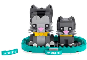 Produktbild von Lego 40441 BrickHeadz Pets  Kurzhaarkatzen