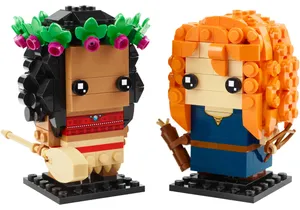 Produktbild von Lego 40621 BrickHeadz Disney:  Vaiana und Merida