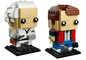 Produktbild von Lego 41611 BrickHeadz   Marty McFly und Doc Brown