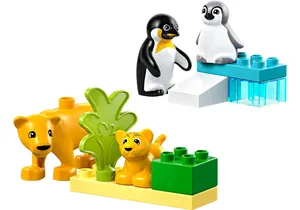 Produktbild von Lego 10442 DUPLO   Wildtier-Familien: Pinguine und Löwen