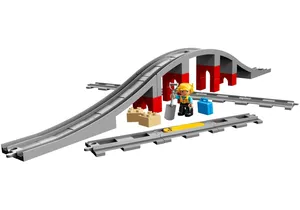 Produktbild von Lego 10872 DUPLO   Eisenbahnbrücke und Schienen