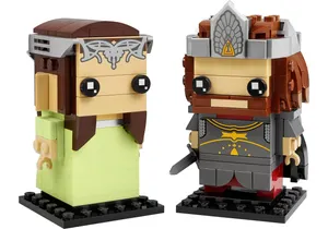 Produktbild von Lego 40632 BrickHeadz Herr der Ringe  Aragorn und Arwen