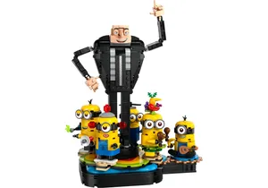 Produktbild von Lego 75582  Ich - einfach unverbesserlich:  Gru und die Minions aus LEGO Steinen