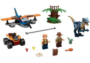 Produktbild von Lego 75942  Jurassic World  Velociraptor: Rettungsmission mit dem Doppeldecker