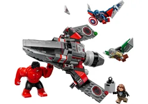 Produktbild von Lego 76292  Marvel:  Showdown zwischen Captain America und Red Hulk