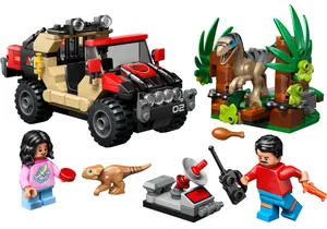 Lego 76972  Jurassic World:  Raptor: Verfolgungsjagd mit dem Geländewagen
