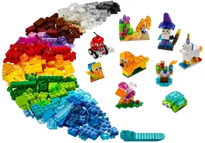 Produktbild von Lego 11013 Classic   Kreativ-Bauset mit durchsichtigen Steinen