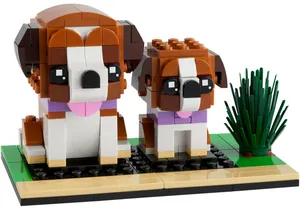 Produktbild von Lego 40543 BrickHeadz Pets  Bernhardiner