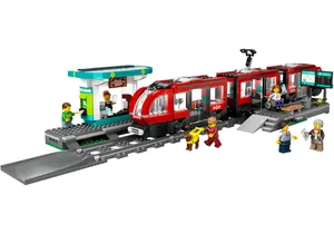 Produktbild von Lego 60423  City:  Straßenbahn mit Haltestelle