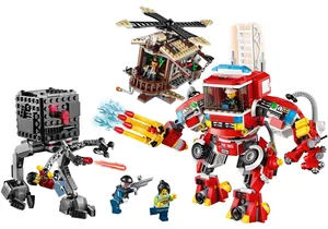 Produktbild von Lego 70813  The Lego Movie  Windmühle und Feuerwehr-Roboter Verstärkung