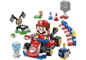 Produktbild von Lego 72043  Super Mario:  Mario Kart - Interaktiver LEGO Mario & Standard-Kart