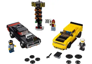 Lego 75893 Speed Champions: 2018 Dodge Challenger SRT Demon und 1970 Dodge Charger R/T
