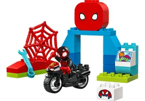 Lego 10424 DUPLO Spider-Man:  Spins Motorrad-Abenteuer
