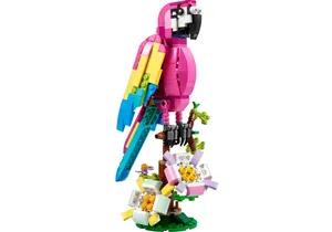 Lego 31144 Creator 3-in-1 Sets: Exotischer pinkfarbener Papagei