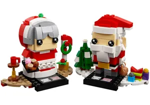 Produktbild von Lego 40274 BrickHeadz   Herr und Frau Weihnachtsmann