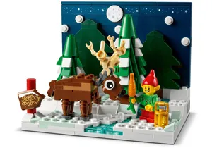 Produktbild von Lego 40484    Vorgarten des Weihnachtsmanns